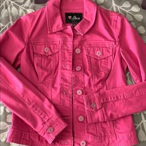 GUESS - Jean Jacket - Pink - Size M